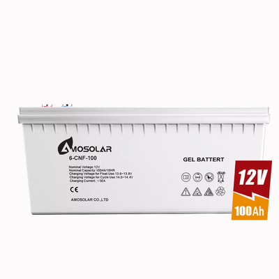 태양계용 12V 250Ah 젤 배터리 1500배의 주기 수명 및 OEM/ODM 용납