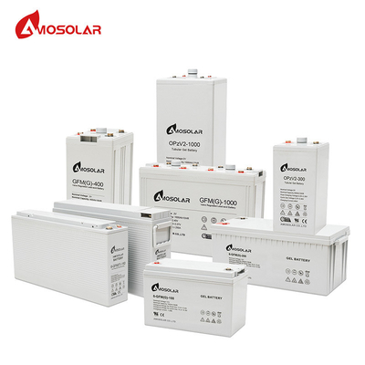 태양계용 12V 250Ah 젤 배터리 1500배의 주기 수명 및 OEM/ODM 용납