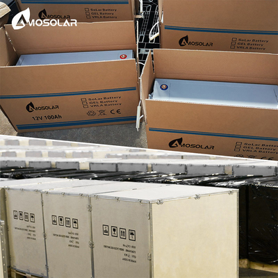 태양계용 12V 250Ah 젤 배터리 1500배의 주기 수명 및 OEM/ODM 용납