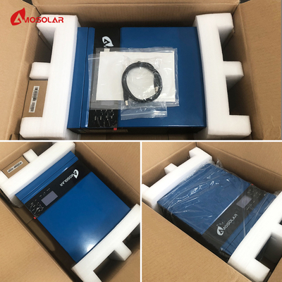 OEM 지원 아모솔라 5kw 48v 오프 그리드 태양 시스템 와이파이 및 Mppt 충전기 13KG