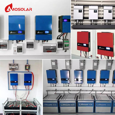 OEM 지원 아모솔라 5kw 48v 오프 그리드 태양 시스템 와이파이 및 Mppt 충전기 13KG