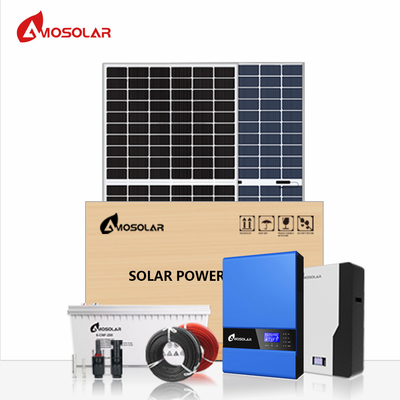 OEM 지원 아모솔라 5kw 48v 오프 그리드 태양 시스템 와이파이 및 Mppt 충전기 13KG