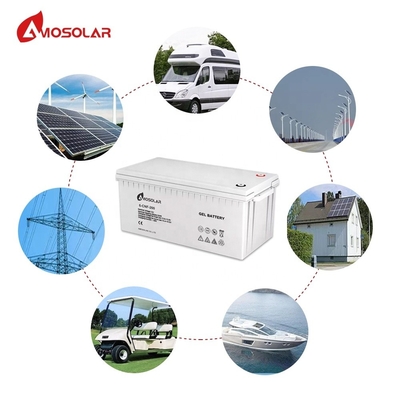 3000 사이클 라이프 Amosolar GEL 12V 100Ah 태양 전지 소비자 전자 제품