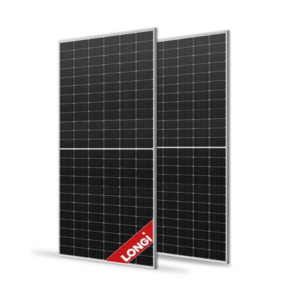아모솔라 PERC 모노 BIPV 태양 전지 패널 태양 전지 시스템용 단일 550 와트 PV 모듈