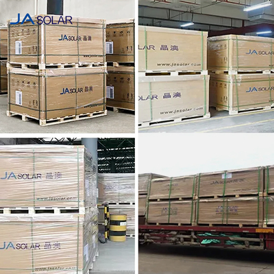 JA 태양 전지 패널 460 와트 550W 540W 태양광 PV 모듈 166mmx166mm 셀 크기