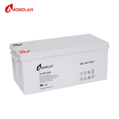 12V 200Ah 250amp 재충전 가능한 AGM 밀폐 납산 배터리 UPS 및 EPS 성능
