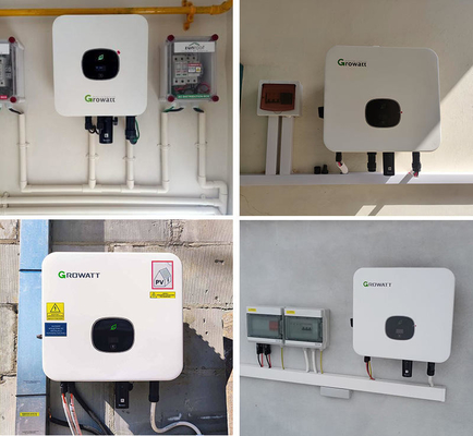 17kg 무게 MPPT 제어기 Growatt MOD 10KTL3-X 10kw 15kw 20kw 태양 전지 인버터
