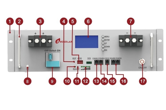 48V 200AH LiFePO4 배터리 LFP 배터리 10kwh 전력 벽