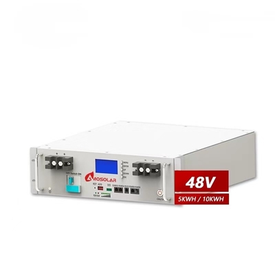 태양광 PV 시스템 성능을 위해 Amosolar 랙에 장착된 48V 100Ah/200Ah 리?? 배터리