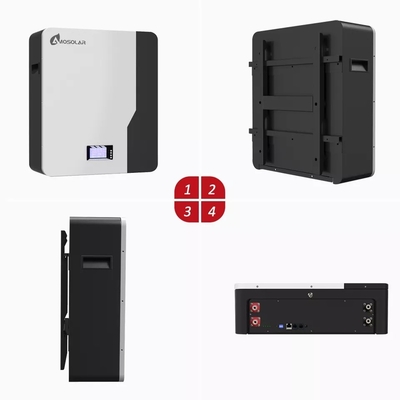 Amosolar 배터리 48V 100Ah LifePO4 Hv 오랜 주기가있는 리?? 이온 배터리