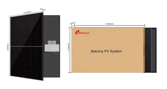 MPPT 컨트롤러 Amosolar 1000W 600W 800W SolarUnit for Home On Grid Balcony 태양광 PV 시스템 키트