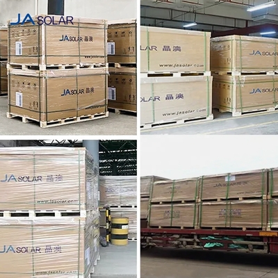 166mmx166mm 144세포 JAM72S20 400w 420w 450w 500w 550w 600w 670w 검은색 N 타입 0BB 가정용 태양 전지 패널