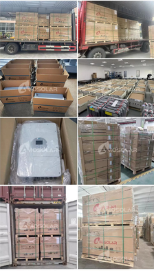 지붕 설치 그루와트 하이브리드 태양 시스템 5kw 10kw 15kw 20kw 30kw 풍력 에너지