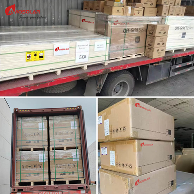 1-50KW 리?? 이온 배터리 Amosolar 하이브리드 온-오프 그리드 태양광 발전 시스템 집용 키트
