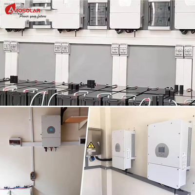 6kw 가정용 하이브리드 태양광 발전 시스템 키트 3kw 온-오프 그리드 및 30kw 풍력 에너지 저장장치