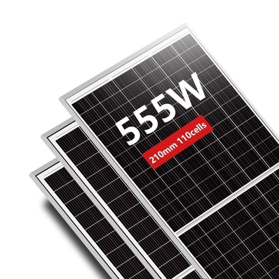 500w 550w 555w의 Amosolar 지상 장착 브래킷으로 태양 전지 시스템을 업그레이드