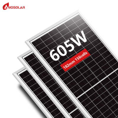 듀플 글래스 575w 580w 585w 590w 595w 600w 605w 단일 태양 에너지 패널 TUV CE ISO