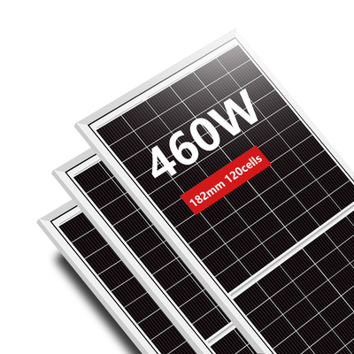 아모솔라 A 등급 48V 450w 460w OEM 주문 HJT 셀을위한 단 결정 태양 전지 패널
