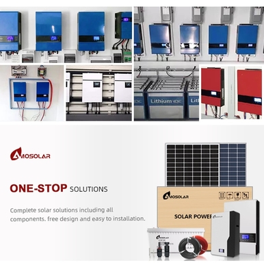Amsolar 3KW 5KW 8KW 10KW 오프 그리드 태양광 인버터 MPPT 전압 범위 60-115Vdc