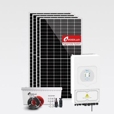 태양광 패널 시스템 가정용 전력 하이브리드 결합 태양 5kw 6kw 8kw 10kw