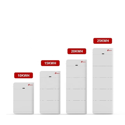 IP65 10kwh 15kwh 20kwh 태양 에너지 시스템용 스택 할 수 있는 고전압 저장 배터리