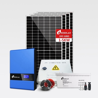 맞춤형 장착 구조와 오프 그리드 기능을 갖춘 Amosolar 3kw 태양 에너지 시스템
