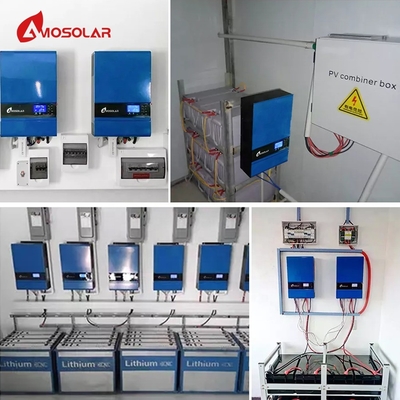 맞춤형 장착 구조와 오프 그리드 기능을 갖춘 Amosolar 3kw 태양 에너지 시스템