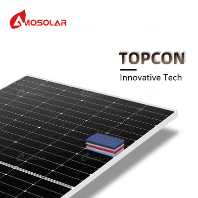 아모솔라 태양 전지 패널 장착 560W 570W 580W 600W 1000W 반 절단 EU 인증