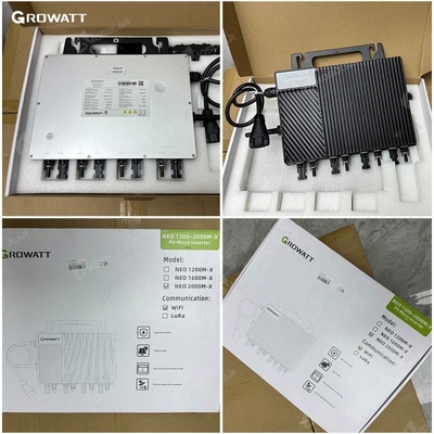 그루와트 태양 전지 패널 및 800w 2400w 3000w 하이브리드 태양 전지 인버터