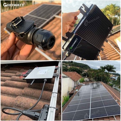 그루와트 태양 전지 패널 및 800w 2400w 3000w 하이브리드 태양 전지 인버터