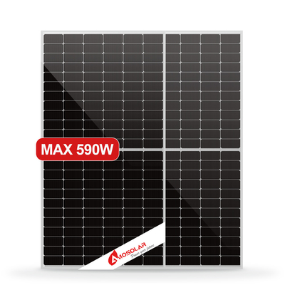 182mm 반전지 N형 모노 태양광 PV 모듈 570W 580W 590W IP68 융합 박스