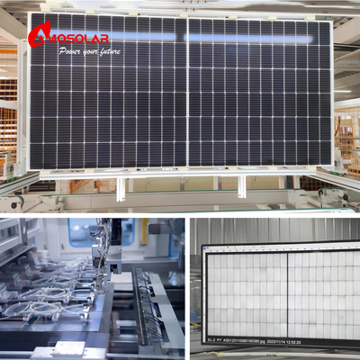 182mm 반전지 N형 모노 태양광 PV 모듈 570W 580W 590W IP68 융합 박스