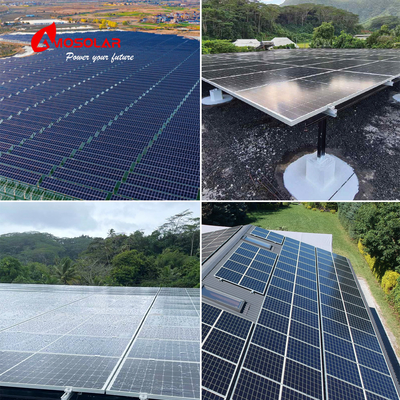 182mm 반전지 N형 모노 태양광 PV 모듈 570W 580W 590W IP68 융합 박스