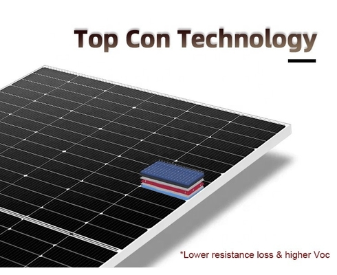 182mmx182mm 세포 크기 Amosolar 태양 전지 패널 태양 전지 시스템의 궁극적인 선택