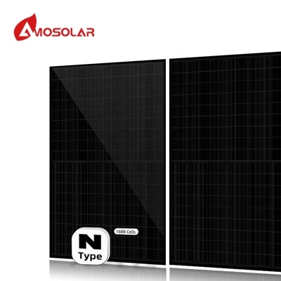 182mmx182mm 세포 크기 Amosolar 태양 전지 패널 태양 전지 시스템의 궁극적인 선택