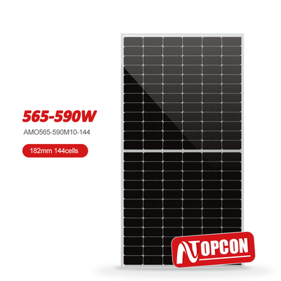 안오디제 알루미늄 합금 프레임 500W 550W 575W 580W 590W N형 태양 전지 패널 가정용