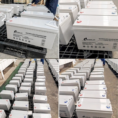 12V 48v 50Ah 100Ah 150Ah 200Ah 250 Ah 태양 저장 시스템용 젤 배터리
