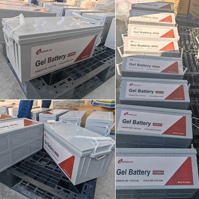 12V 48v 50Ah 100Ah 150Ah 200Ah 250 Ah 태양 저장 시스템용 젤 배터리