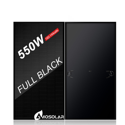 PV 및 MC4 호환 커넥터와 함께 540W 545W 550W 단결성 태양 전지 패널