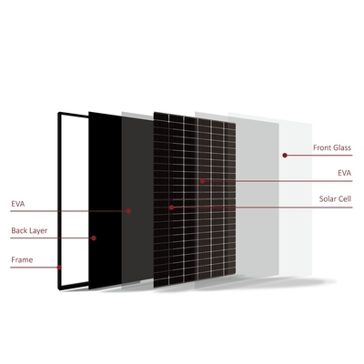태양광 발전 시스템 182mm 108전지 380w 390w 400w 405w 410w 단결성 PV 패널