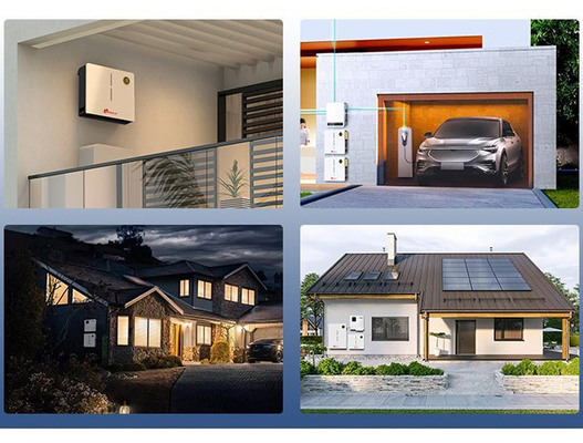아모솔라 리?? 배터리 팩 5-10 kWh 출력 전력 범위 벽 장착 및 태양광
