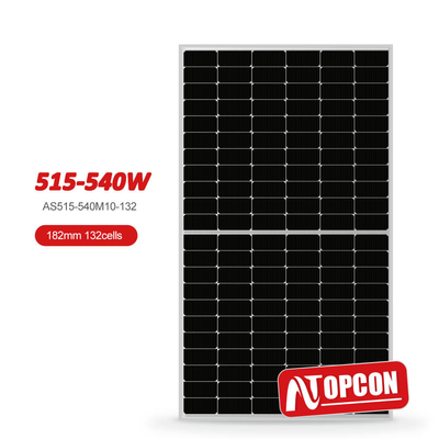 A등급 태양 전지 패널 182mm 모노 태양 전지 PV 모듈 가정용 전기 N-TYPE 515W 540W