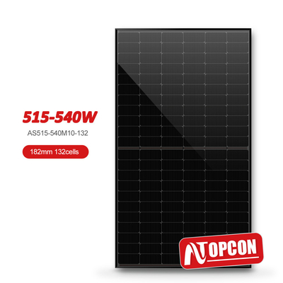 A등급 태양 전지 패널 182mm 모노 태양 전지 PV 모듈 가정용 전기 N-TYPE 515W 540W