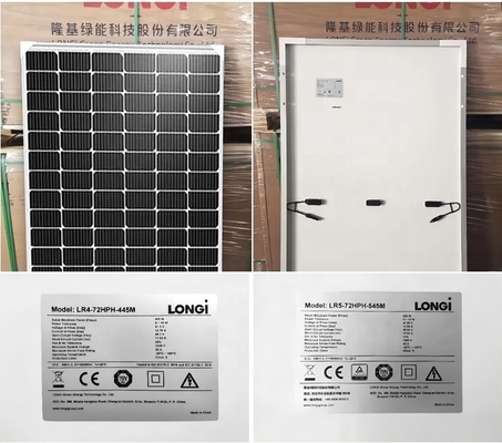 롱이 공급자 반전지 모노 태양 전지 패널 550w 590w 600w 710 와트 580w 집 지붕