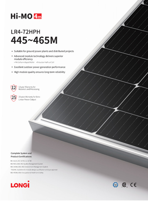 IP68 등급 연결 상자 롱기 트리나 JA 진코 600W 550W 450W 660W 700W 태양 전지 패널 25