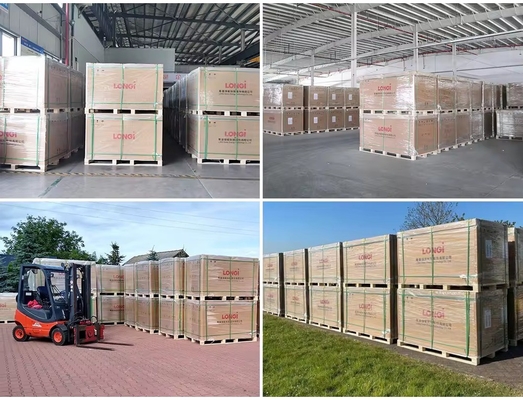 롱이 HiMO 6 태양광 PV 모듈 440W 420W 585W 595W 605W 620W 유럽 창고
