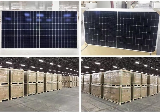 550W 태양 전지 패널 182mm 단 결정 545 와트 560W 570W 580W 590W 600W 가정용