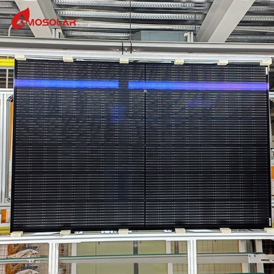CE/TUV/INMETRO/ISO 인증을 가진 전체 블랙 태양광 PV 모듈 435w 440w 445w 455w