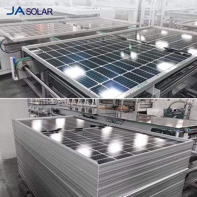 트리나 JA 440w 450w 455w 460w 570w 575w 580w N형 프로젝트용 양면 태양 전지 패널