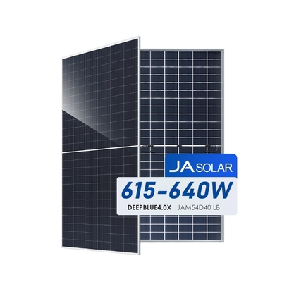 CE TUV IEC 인증을 받은 전체 검은색 양면성 620W N형 단결성 JA 태양 전지판